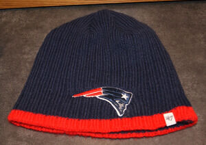 New England Patriots '47 Brand Winter Knit Beanie Ski Cap Hat NFL Team Apparel